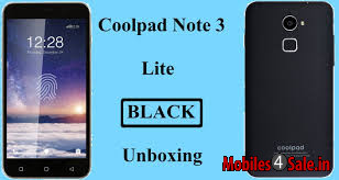 Black Coolpad Note 3 Lite