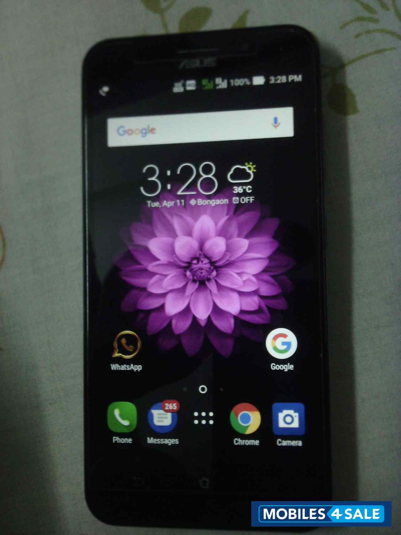 Black Asus Zenfone Max