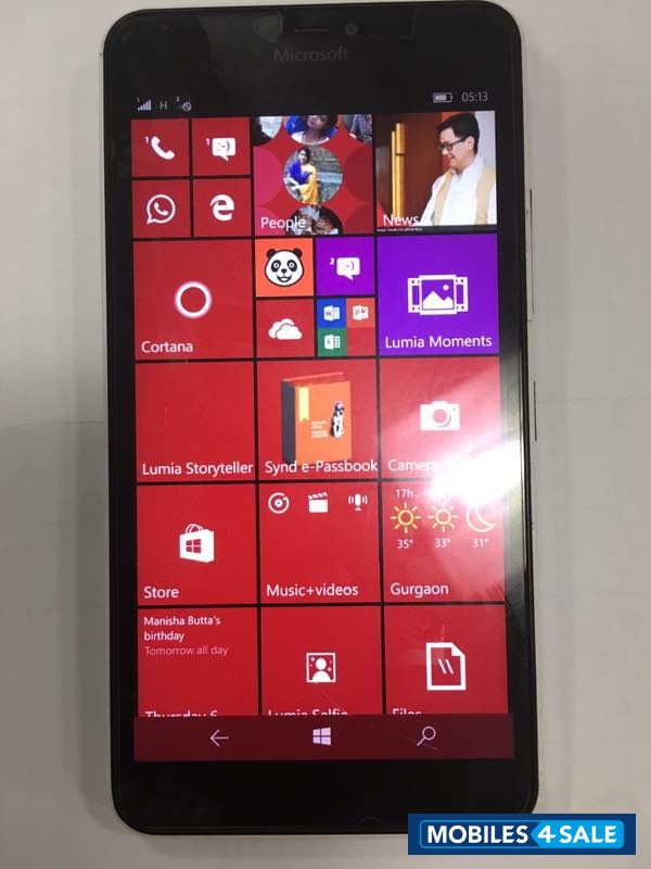 White Microsoft Lumia 640 XL Dual SIM