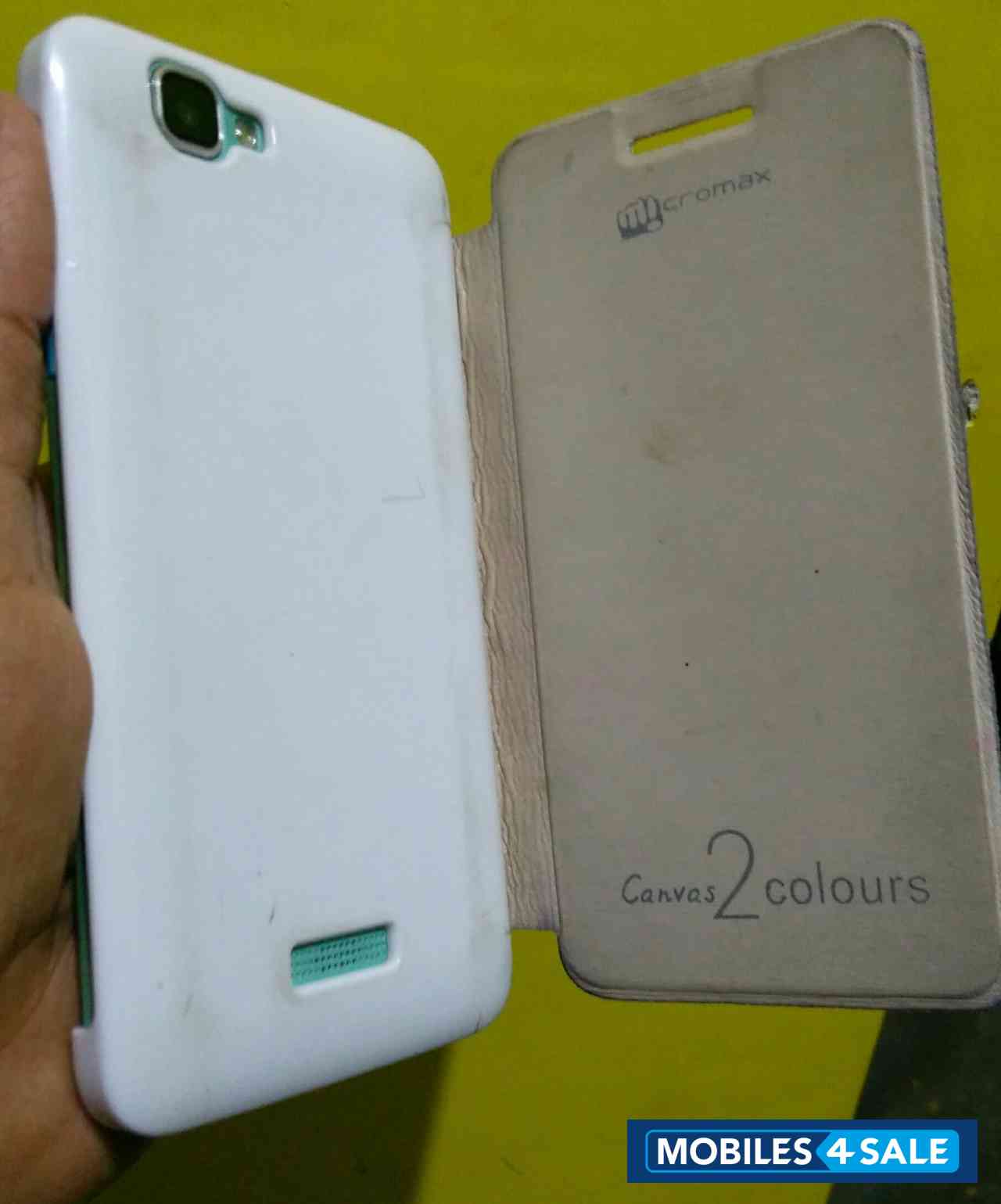 Black Micromax Canvas 2 Colors A120