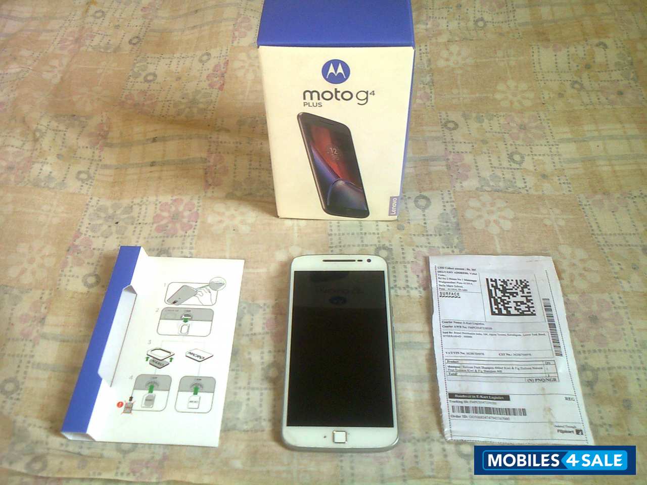 White Motorola Moto G4 Plus