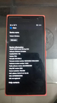 Orange Nokia Lumia 730