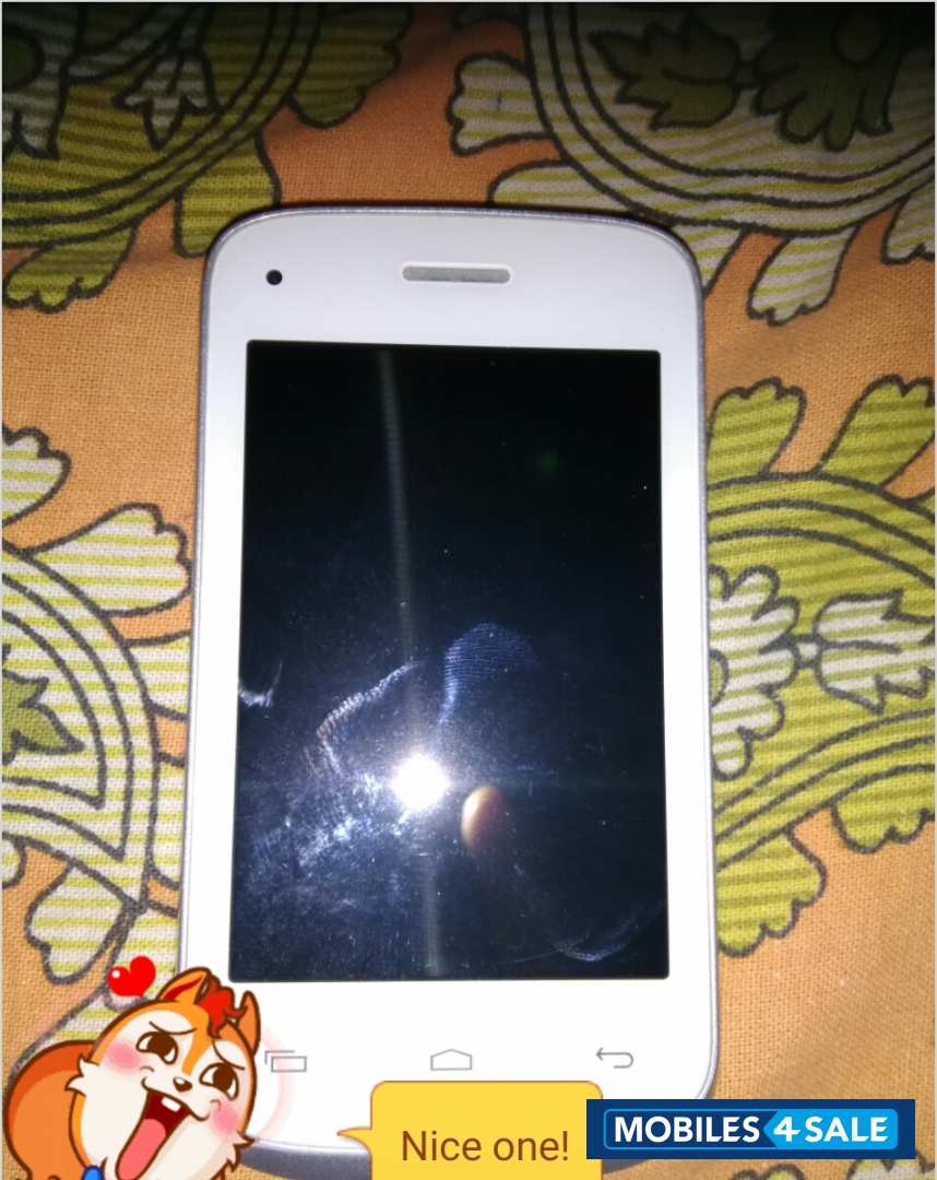 White Micromax  A064