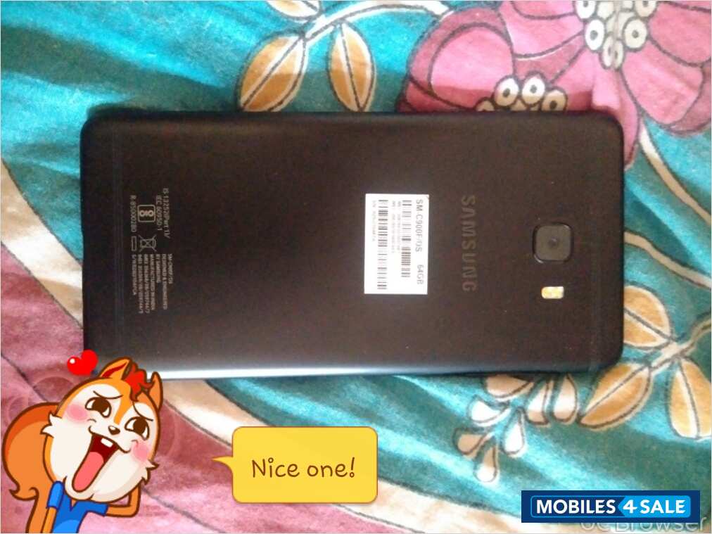 Black Samsung Galaxy C9 Pro