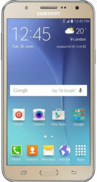 Gold Samsung J-series j7