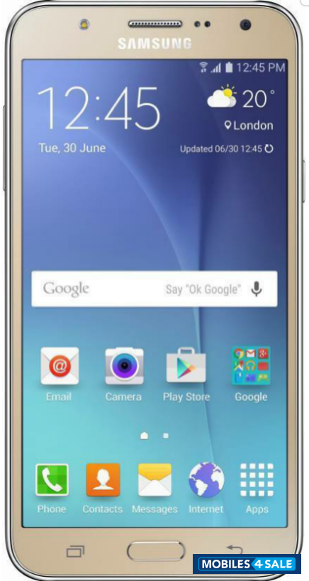 Gold Samsung J-series j7