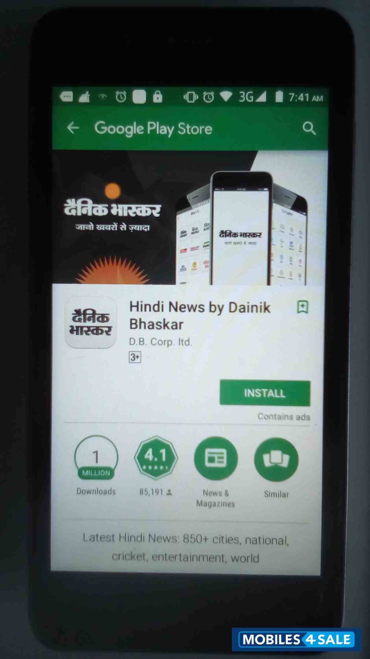 Black Micromax Canvas Spark Q380