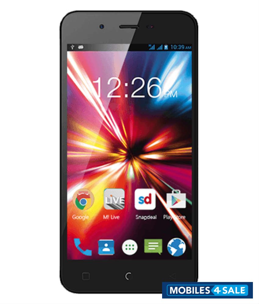 Black Micromax Canvas Spark Q380