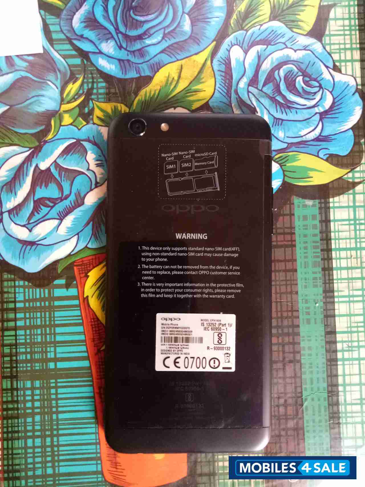 Black Oppo F3