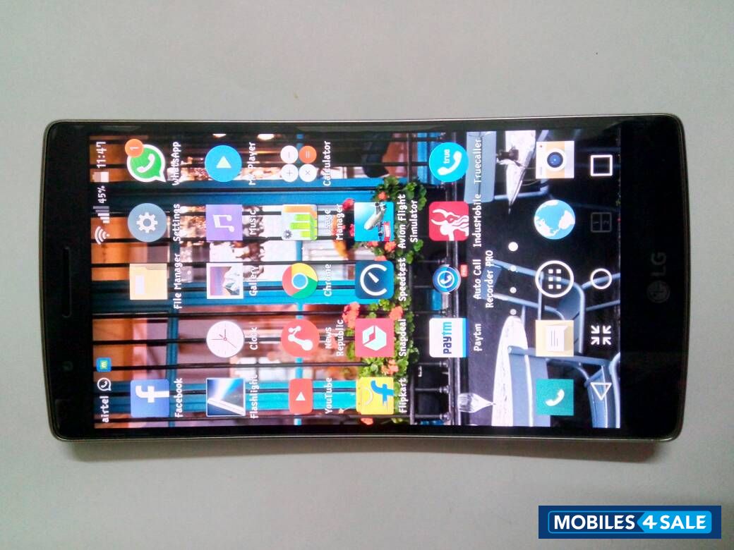 Platinum Silver LG G Flex 2