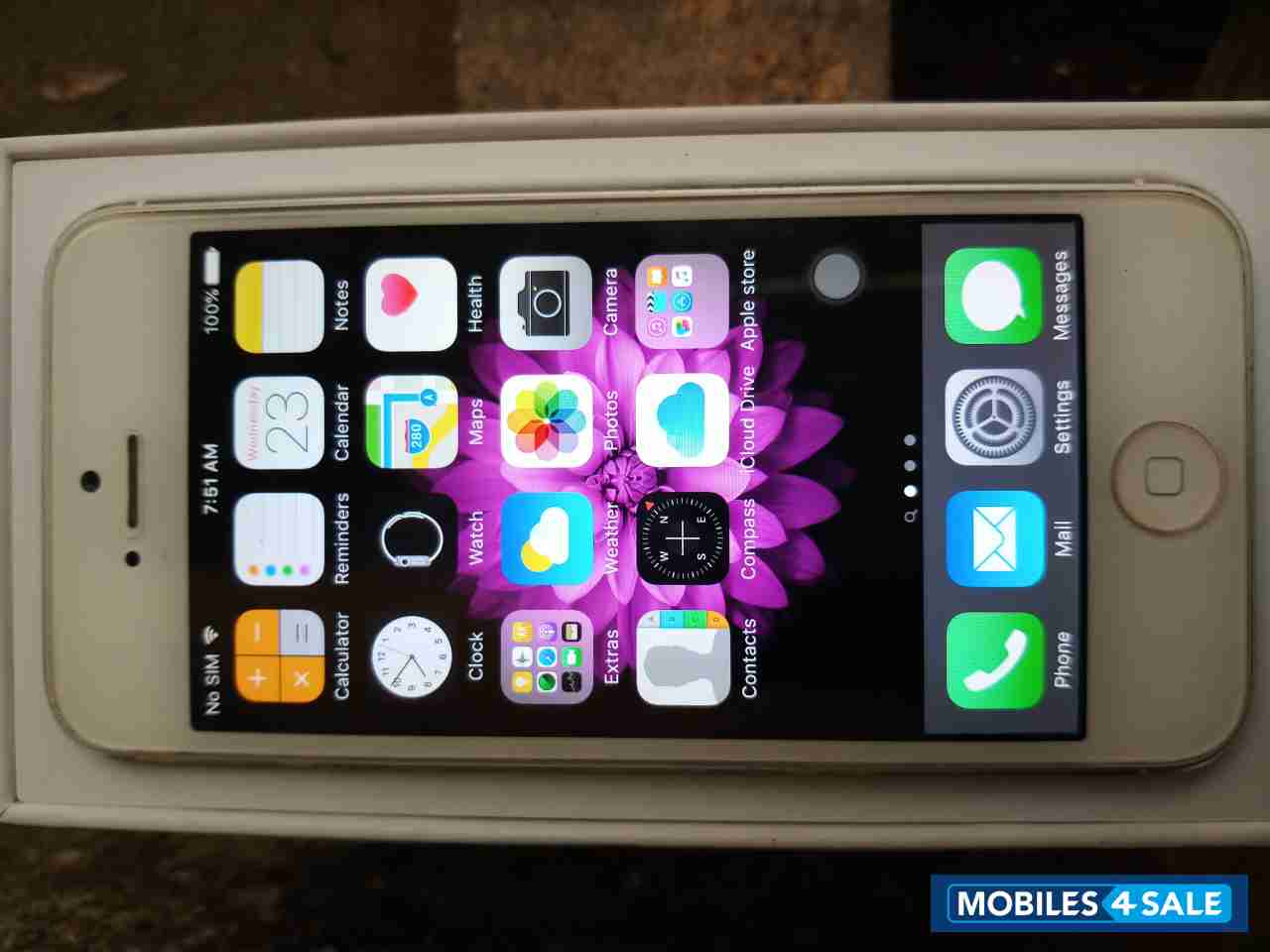 White Apple iPhone 5