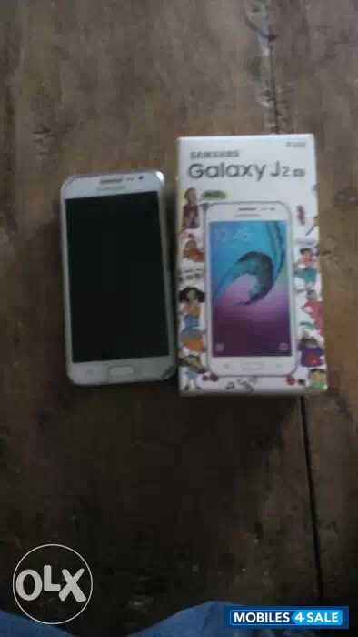 White Samsung J-series Samsung j2