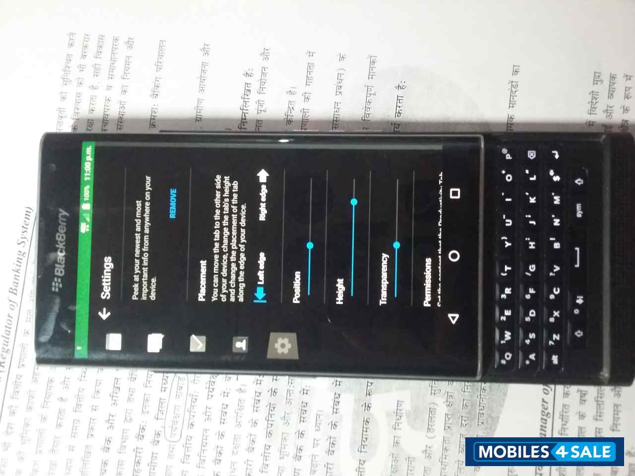 Black BlackBerry Priv