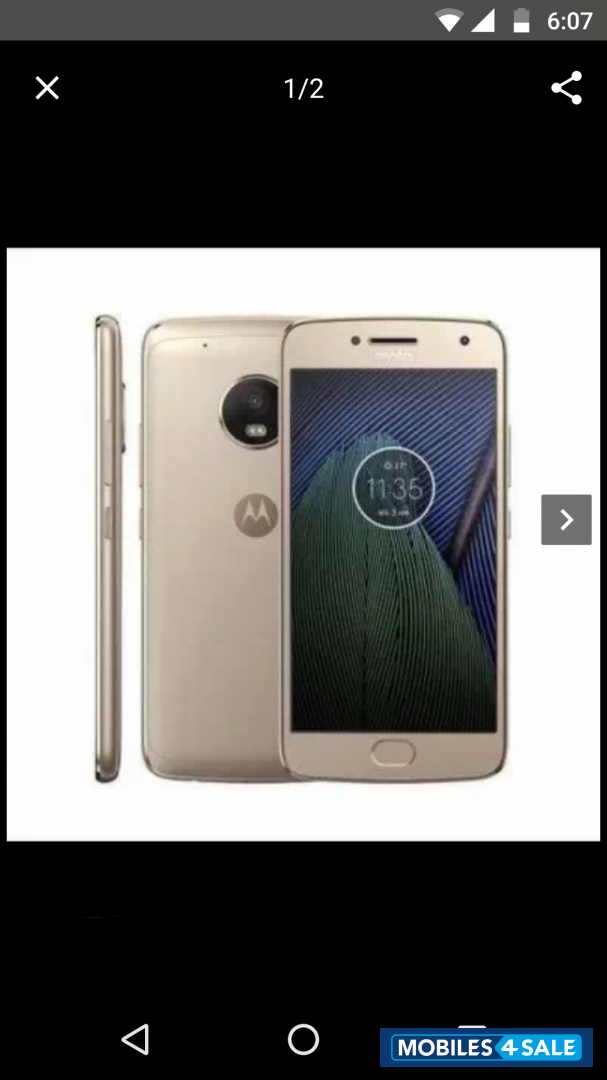 Fine Gold Motorola Moto G5 Plus