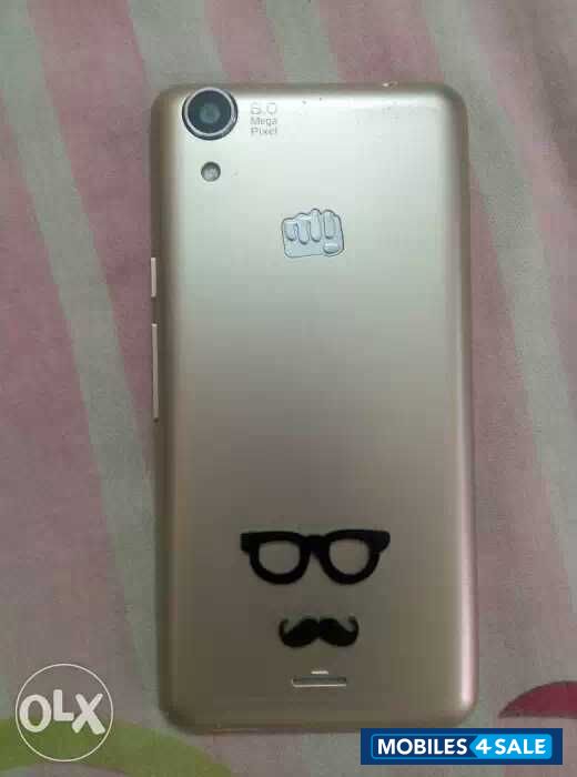 Gold Micromax Canvas Selfie Lens