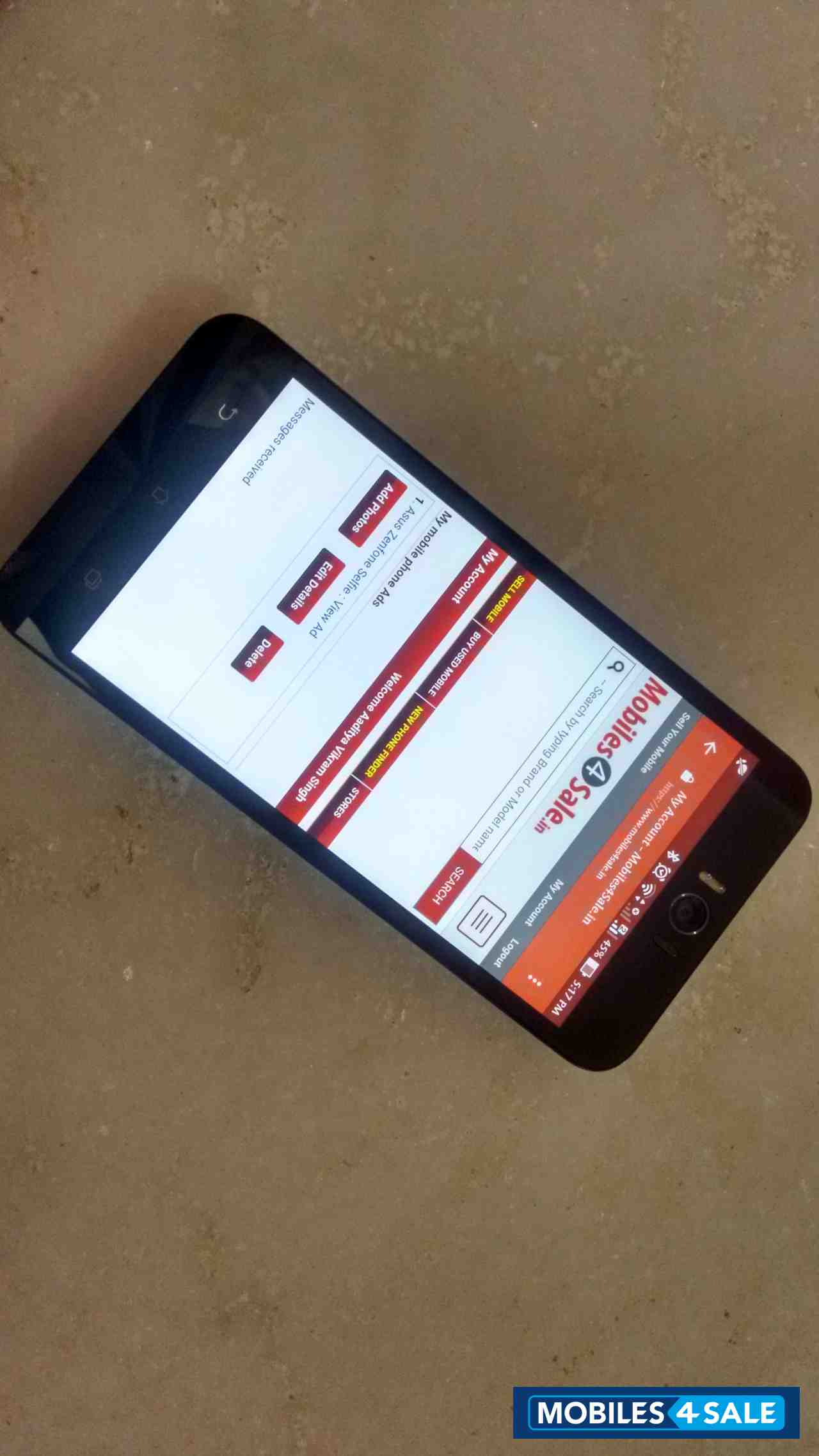 Aqua Blue Asus Zenfone Selfie