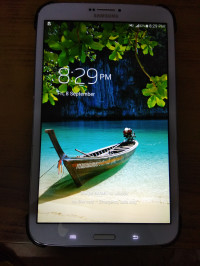 White Samsung Galaxy Tab 3 311
