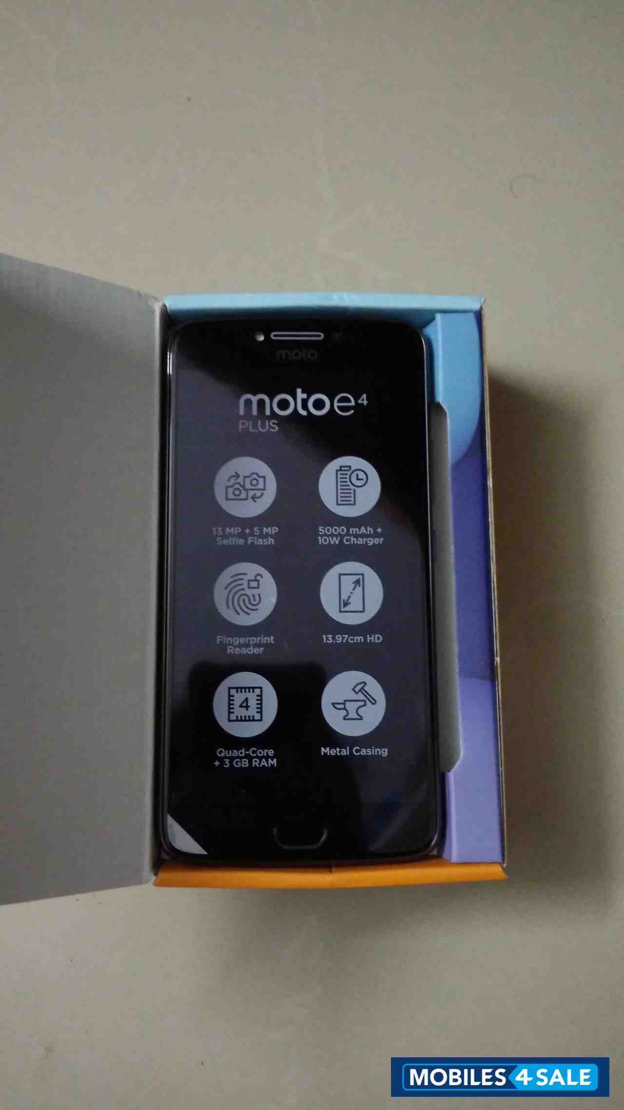Iron Gray Motorola Moto E4 Plus