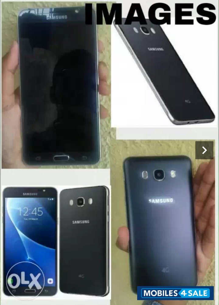 Black Silver Samsung Galaxy J7 2016