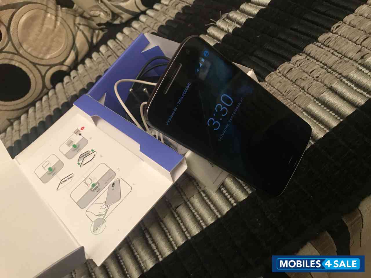Black Motorola Moto G4 Plus