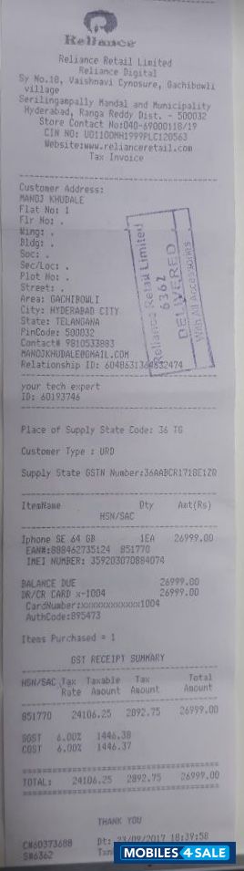 Space Gray Apple iPhone SE