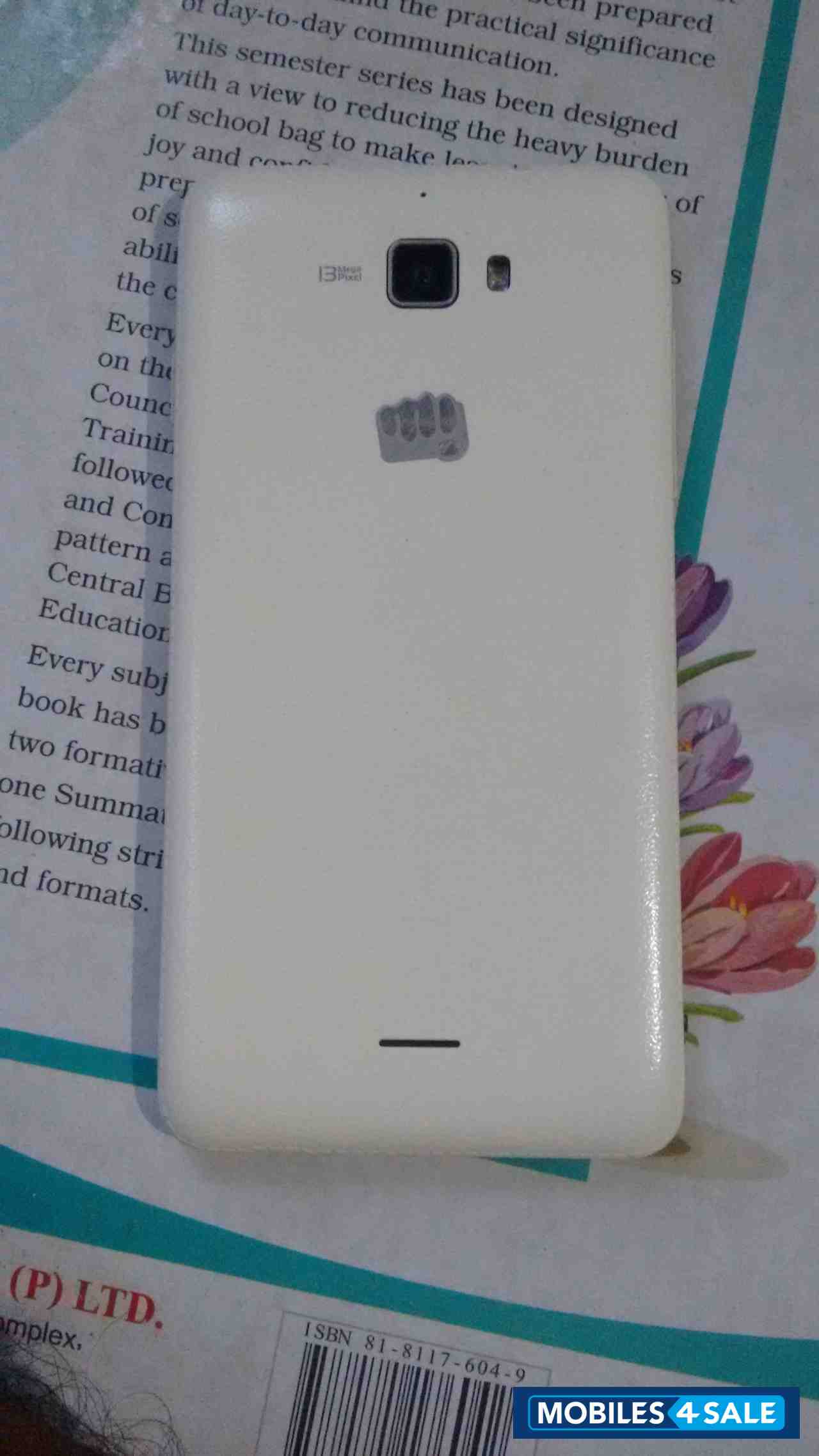 Back White & Front Black Micromax Canvas Nitro A311