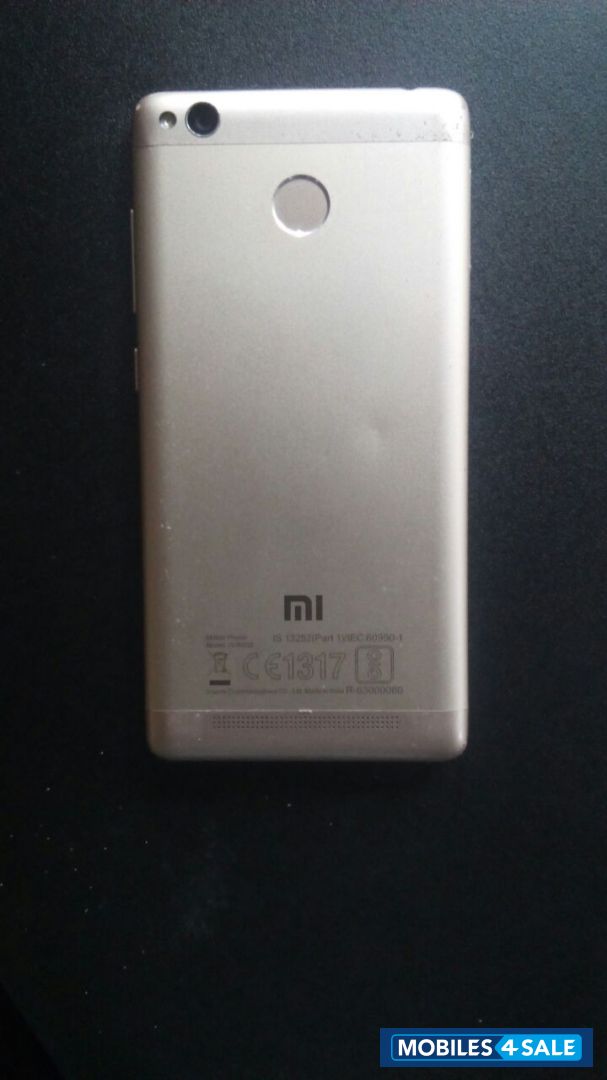 Gold Xiaomi Redmi 3S Plus