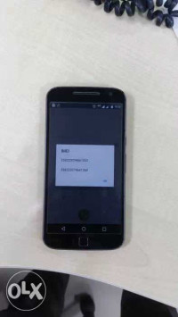 Black Motorola Moto G4 Plus