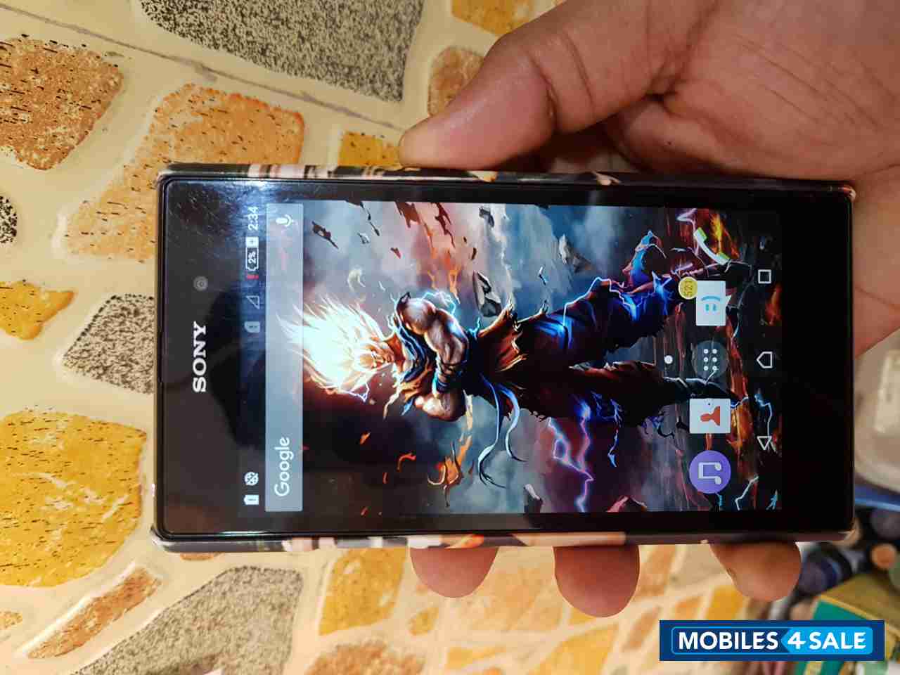 Black Sony Xperia Z1