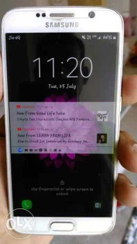 White Samsung Galaxy