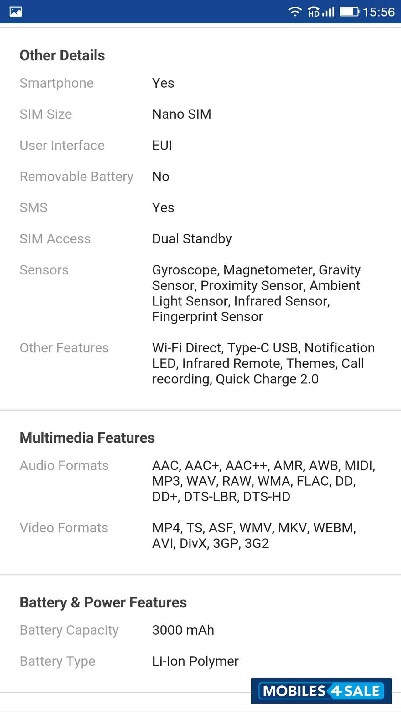 Rose Gold LeEco Le 2