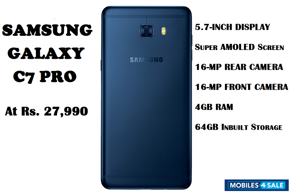 Navy Blue Samsung Galaxy C7 Pro