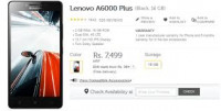 Black Lenovo A6000 Plus
