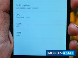 Black Lenovo A6000 Plus