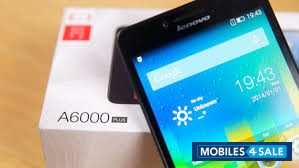 Black Lenovo A6000 Plus