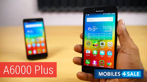 Black Lenovo A6000 Plus