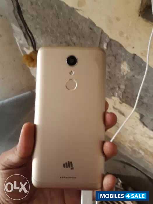 Gold Micromax Selfie 2