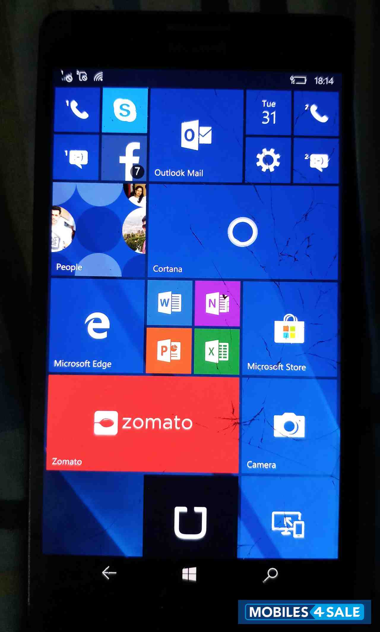 Black Microsoft Lumia 950 XL