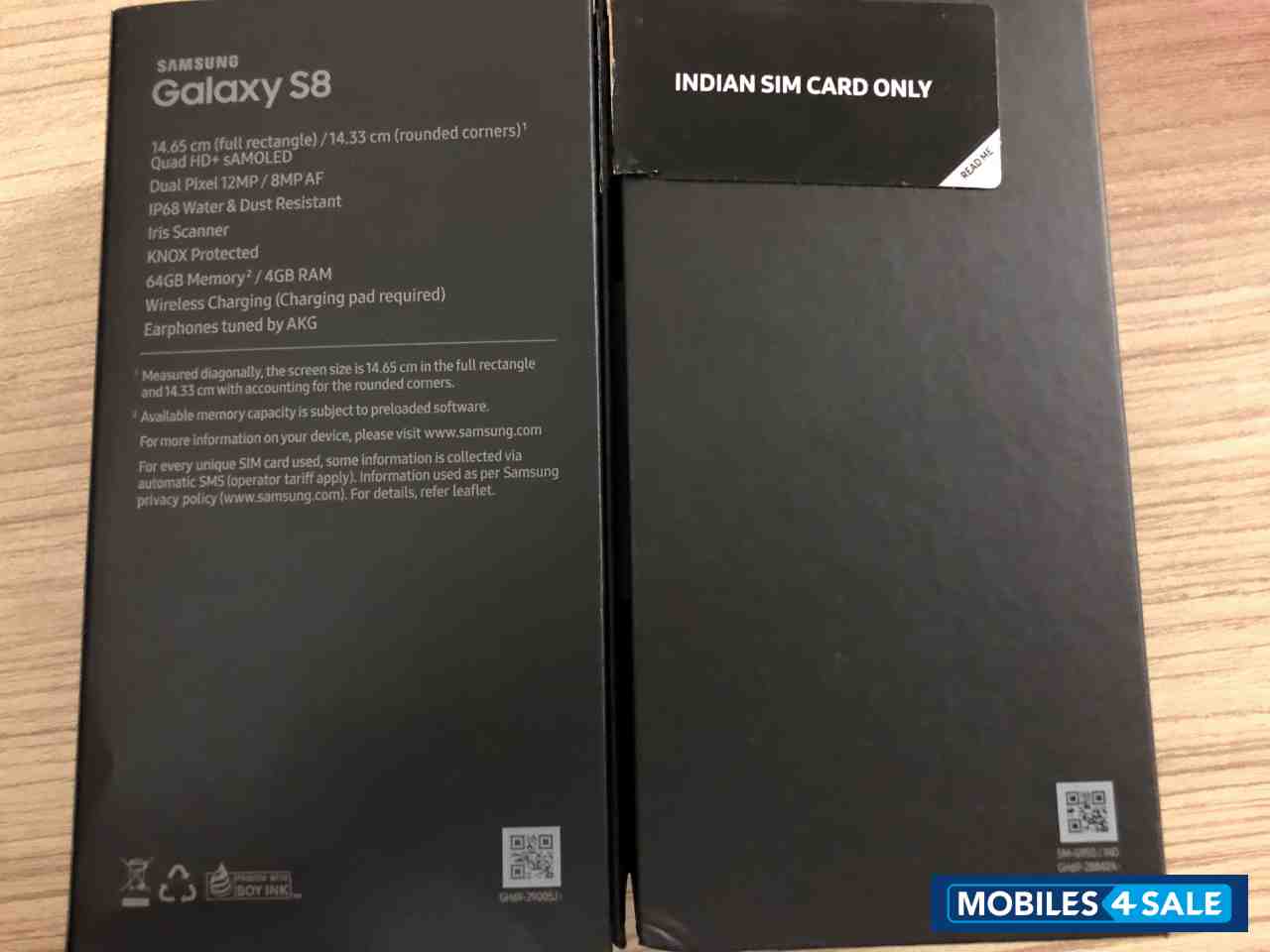 Black Samsung Galaxy S8