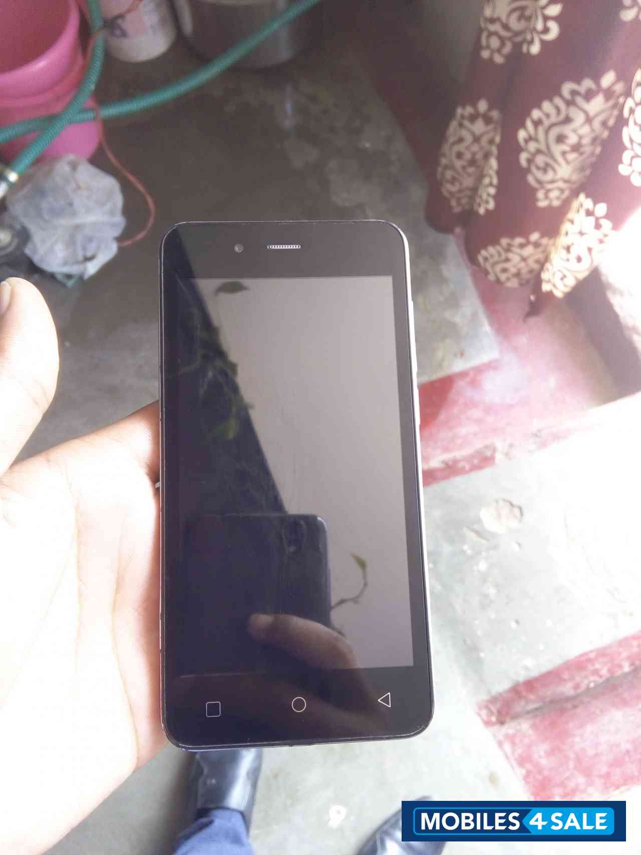Black Micromax Canvas Spark Q380