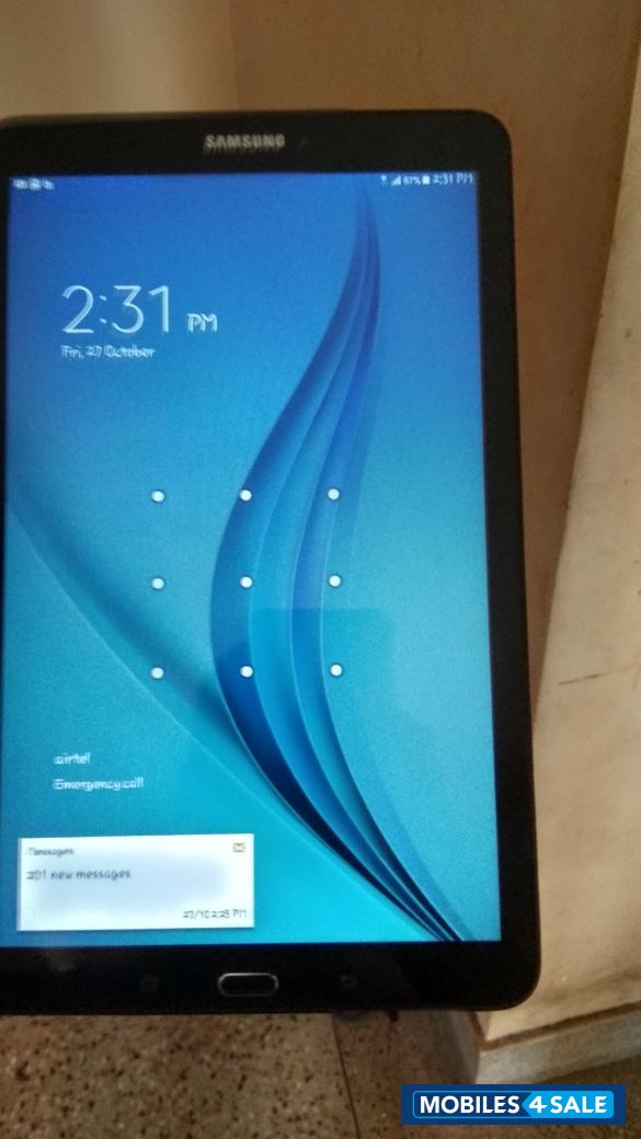 Black Samsung Galaxy Tab E 9.6