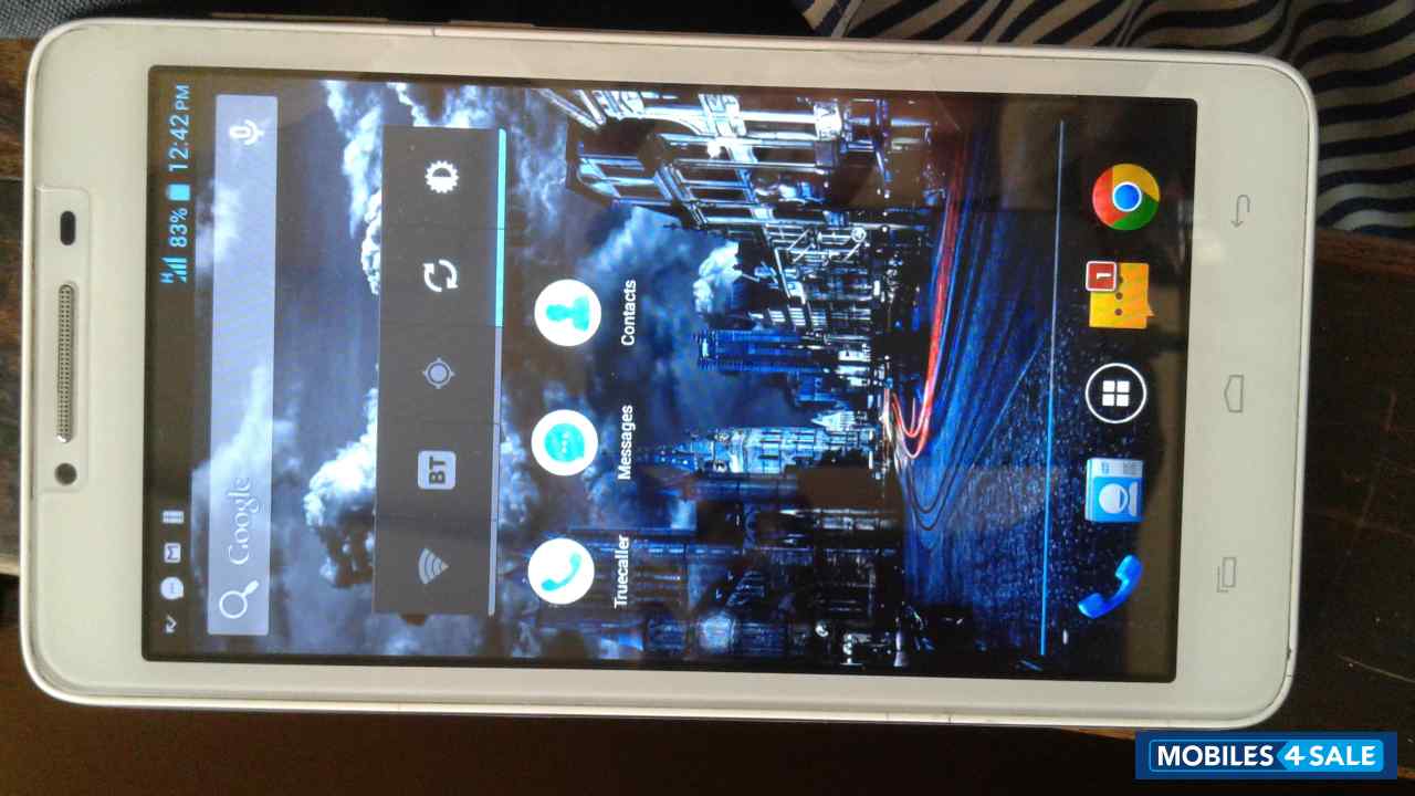 White Micromax Canvas Doodle 3 A102