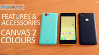 Black,yellow,blue Micromax Canvas 2 Colors A120