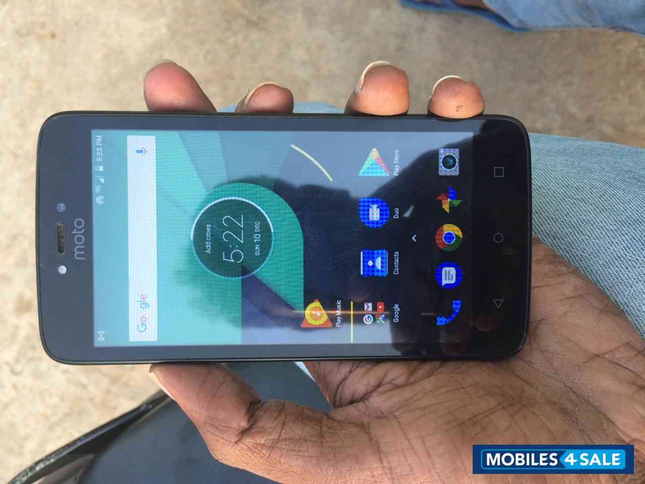 Black Motorola  Moto c 16gb