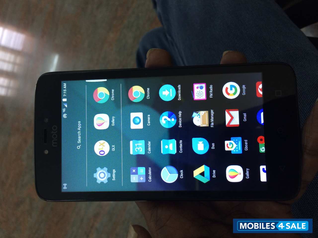 Black Motorola  Moto c 16gb