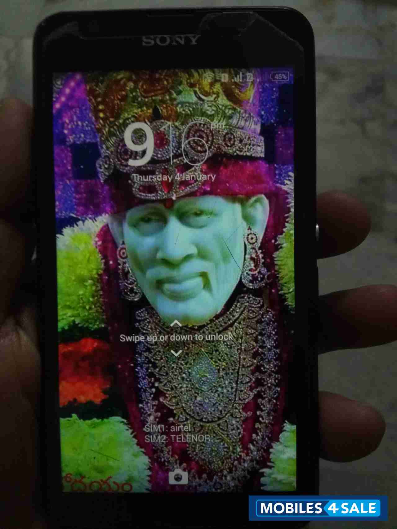 Black Sony Xperia E4g Dual