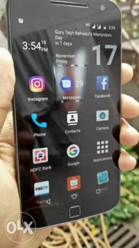 Black Motorola Moto G4 Plus