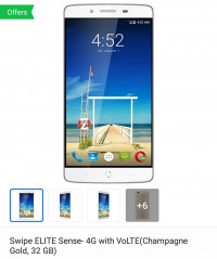White Swipe Elite Sense