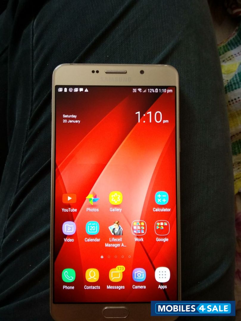 Gold Samsung Galaxy A9 Pro