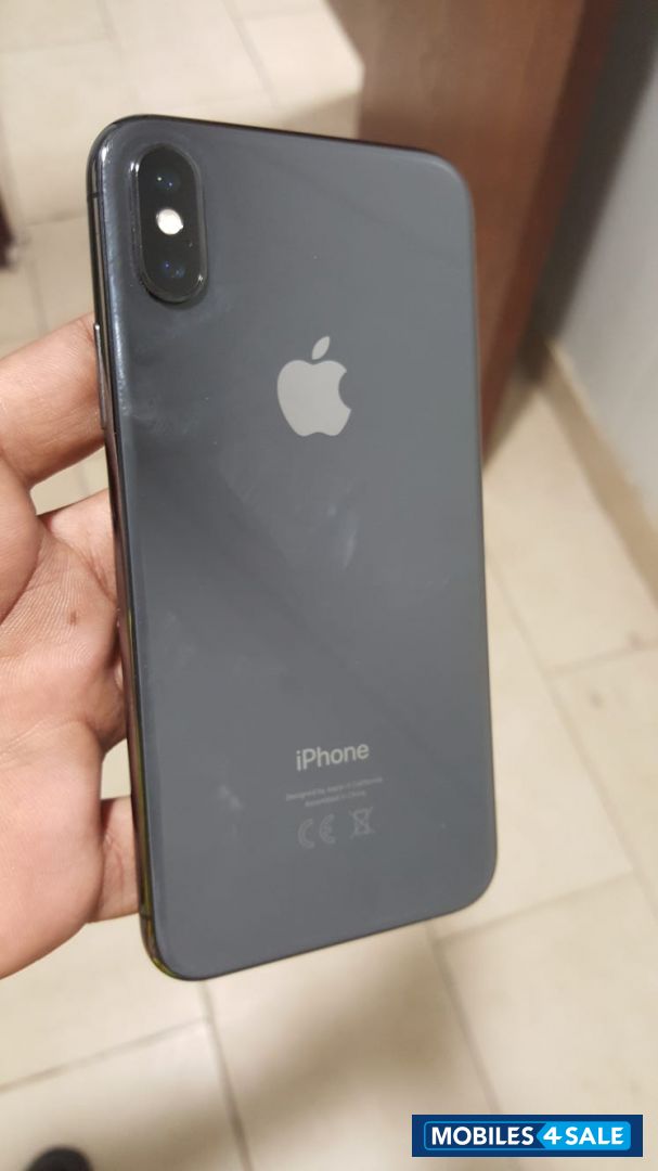 Gray Apple  Iphone X
